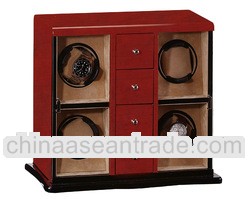 4 MotorsDark Maple Watch Winder Case