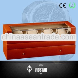 4 Motors Automatic Watch Winder w/Drawer