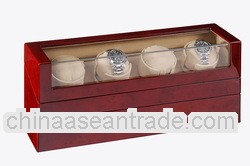 4 Motors Dark Burlwood Automatic Watch Winder