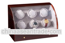 6 MotorsEbony Wooden Watch Winder Case