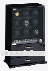9 Motors Black Large Automatic Watch Winder