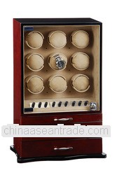 9 Motors Dark Maple Large Wooden Watch Winder