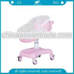 AG-CB011 ABS head and height adjustable baby cots designs