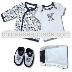 All seasons 2013 baby clothes new style 100% cotton cute fashion infant baby clothes set tc1165