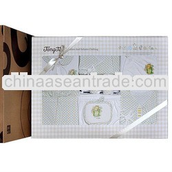 Autumn 2013 new style 100% cotton comfortable soft outdoor clothes baby clothing set tc1161