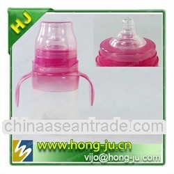 BPA free silicone baby nursing bottle
