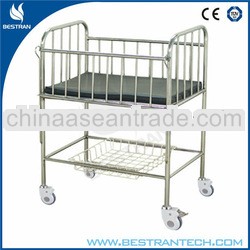 BT-AB106 Stainless steel infant antique baby crib