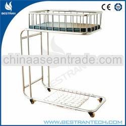 BT-AB107 Stainless steel hospital iron baby cradles