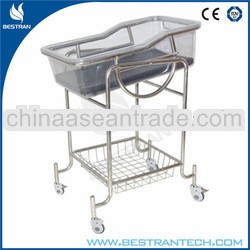 BT-AB108 Stainless steel hospital baby basket bed