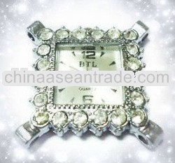 Beaded watch head with rhinestone/watch head CH-JAB0059