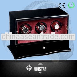 Black 3 Motors Watch Winder with 1 Drawer