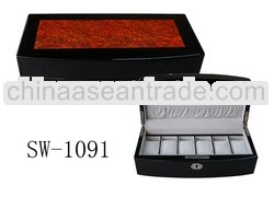Burl wood Watch accessory box