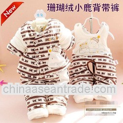C10909B NEWEST DESIGN BABY CLOTHING SETS/ROMPERS