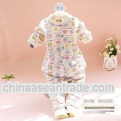 C10928B NEWEST DESIGN CARTOON PATTERN BABY CLOTHING SETS