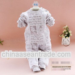 C10929B NEWEST DESIGN CARTOON PATTERN BABY CLOTHING SETS