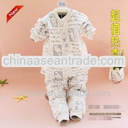 C10944B NEWEST HOT SALE CARTOON PATTERN BABY CLOTHING SETS