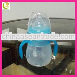 CE Standard Food Grade Silicone Baby Wholesale Various color style 150ml milk bottles 2013