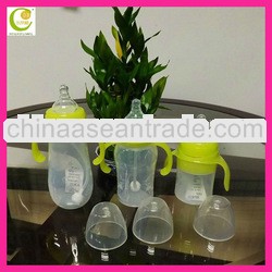 Cheap BPA Free 7oz Automatic Silicone Baby Nursing Bottle With Handles,Feeding Bottle