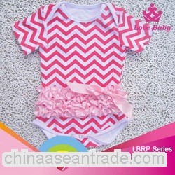 Chevron one piece infant romper baby teddy