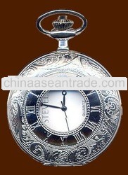 Chrome Classic Pocket Watch Musical Watch For Elderly People