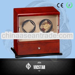 Classic high gloss Dual Watch Winder w/Drawer
