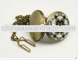 Classic pocket watch Quartz watch with diamond