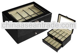 Clear Acrylic Watch Case with Velvet