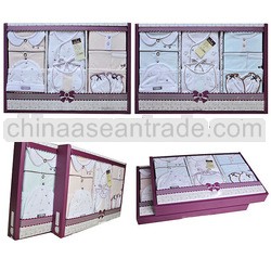 Combed cotton summer autumn new born soft mild comfortable 2013 newfashioned baby clothing set tc101