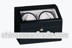 Dual Black AAutomatic Watch Winder Box