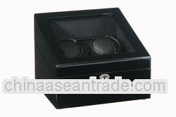 Dual Black Automatic Watch Winder Box