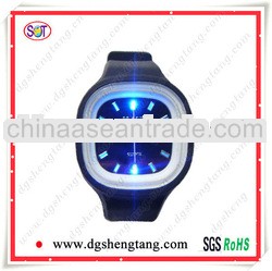 Fashion silicone led jelly watches 2013