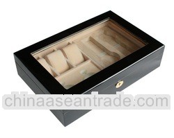 Gloss Wooden Wrist and Pocket watch Box