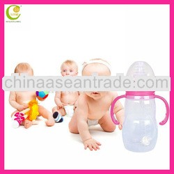 Good tensin strength BPA free high grade silicone feeding bottles baby