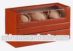 High-end Genuine Leather Watch Winder Box