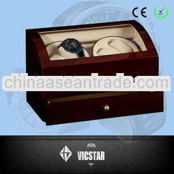 High gloss Automatic Watch Winder Box with Drawer for 4 watches