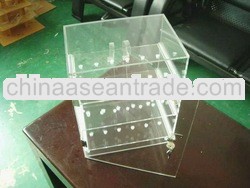 Hinged Door Locking Acrylic Watch Display Case