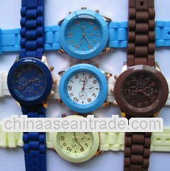 Hot Collections Factory price fashion mens quartz geneva watches for promotion