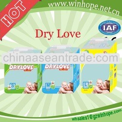 Hot Comfortable Disposable baby diaper cloth Made In China