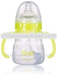 Hot sale:silicone baby feeding bottle