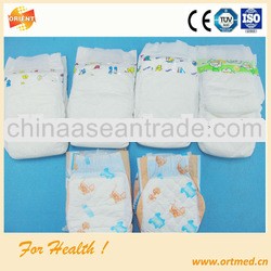 Instant absorption ultra thin and super dry surface baby diaper