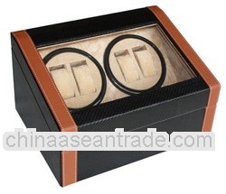 Leather Automatic Watch Winder Box