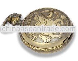 Light gold musical horse pocket watch best gifts for elderly parents