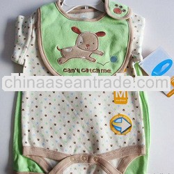Long sleeves 2013 new style 100% cotton autumn winter soft comfortable outdoor clothes baby gift set