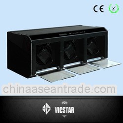 New 3 motors Metal Watch Winder