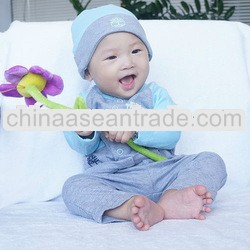 New arrivals 2013 casual 3 pieces cotton long sleeve raglan baby boy outfits suit tc1128