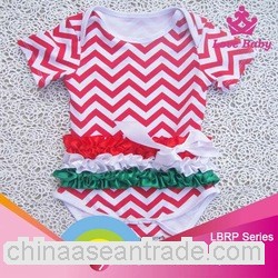 New design cotton chevron baby onesie