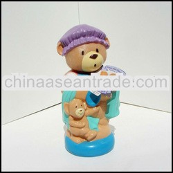 OEM vinyl bear;5inch vinyl pvc bear for children