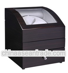 One Turntable Ebony Wooden Display Box