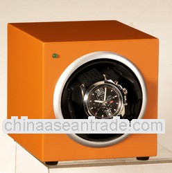 Orange Single Watch Winder Case