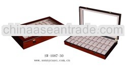 Practical Wooden Watch Display Cabinet